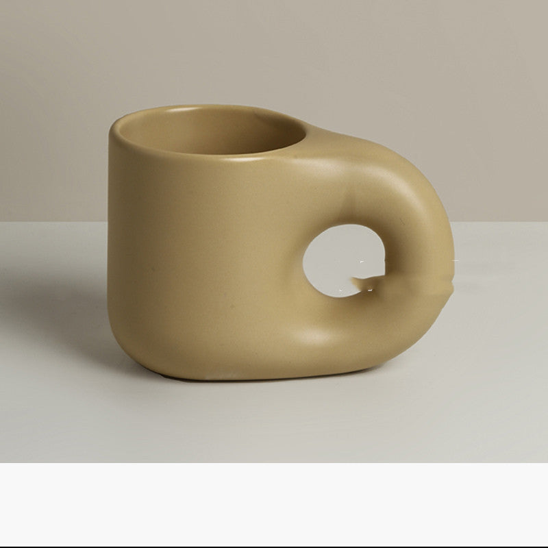 Minimalist Ceramic Mug Fat Mug Set