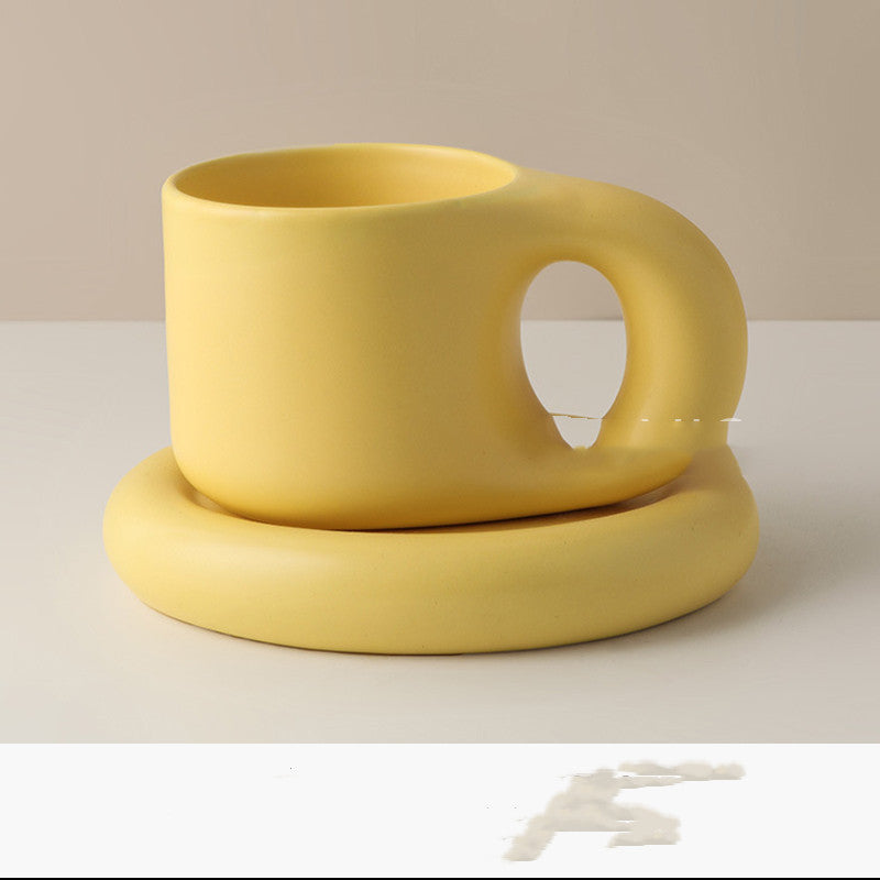 Minimalist Ceramic Mug Fat Mug Set