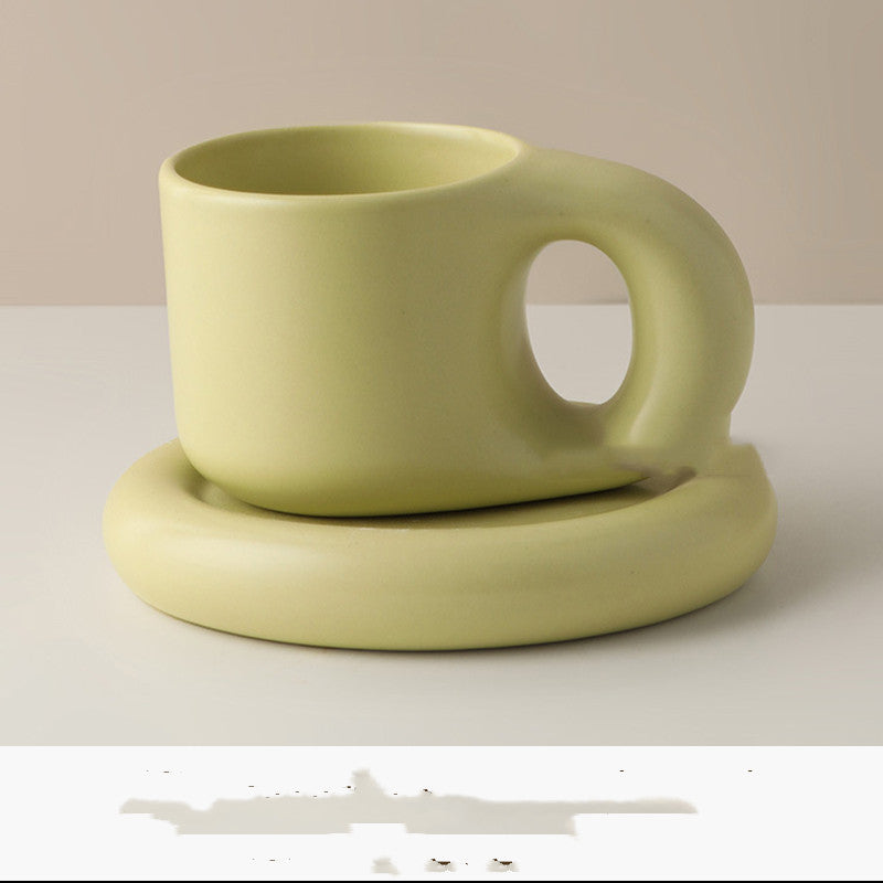 Minimalist Ceramic Mug Fat Mug Set