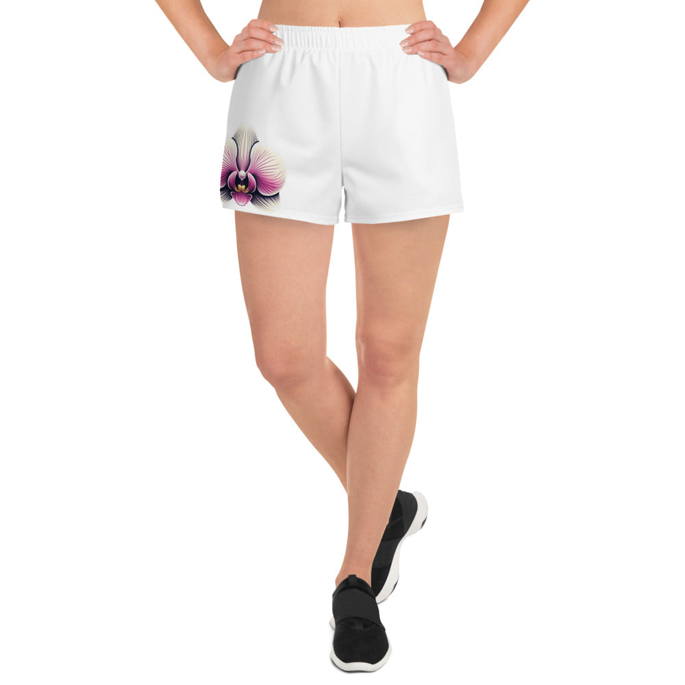 Orchid All-Over Print Unisex Athletic Shorts